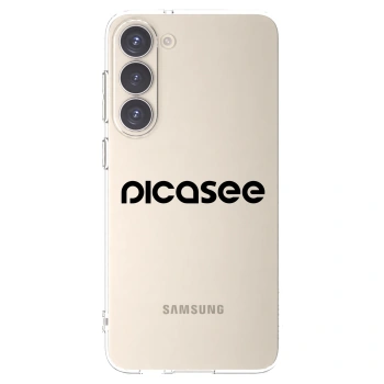 Picasee Samsung Galaxy S23+ 5G Hülle - Transparentes Silikon - Picasee - new logo - black