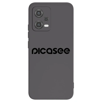 Picasee Xiaomi Poco X5 Hülle - Schwarzes Silikon - Picasee - new logo - black