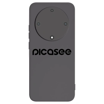 Picasee Honor Magic5 Lite 5G Hülle - Schwarzes Silikon - Picasee - new logo - black