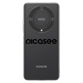 Picasee Honor Magic5 Lite 5G Hülle - Transparentes Silikon - Picasee - new logo - black