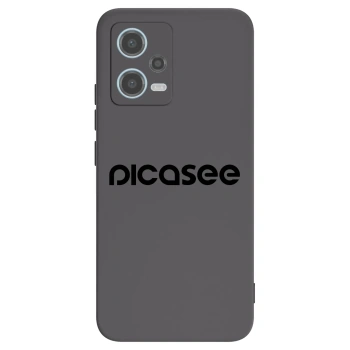 Picasee Xiaomi Redmi Note 12 5G Hülle - Schwarzes Silikon - Picasee - new logo - black