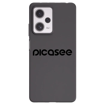 Picasee Xiaomi Redmi Note 12 Pro+ 5G Hülle - Schwarzes Silikon - Picasee - new logo - black