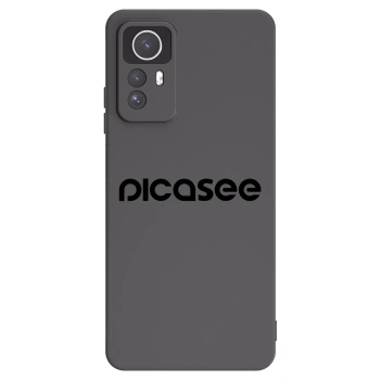 Picasee Xiaomi Redmi Note 12S Hülle - Schwarzes Silikon - Picasee - new logo - black