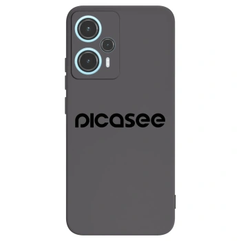 Picasee Xiaomi Poco F5 Hülle - Schwarzes Silikon - Picasee - new logo - black