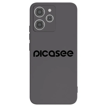 Picasee Xiaomi Redmi 12 4G Hülle - Schwarzes Silikon - Picasee - new logo - black