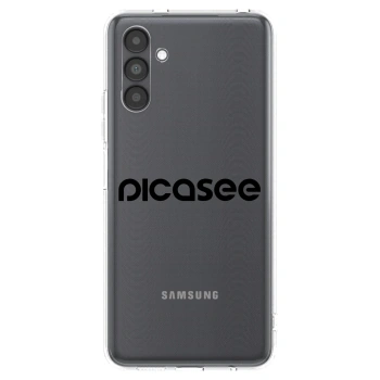 Picasee Samsung Galaxy A04s A047F Hülle - Transparentes Silikon - Picasee - new logo - black