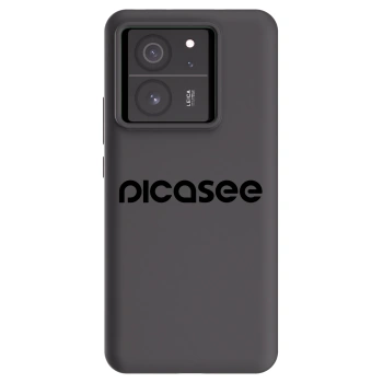 Picasee Xiaomi 13T Pro Hülle - Schwarzes Silikon - Picasee - new logo - black