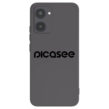 Picasee Realme 10 4G Hülle - Schwarzes Silikon - Picasee - new logo - black