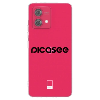 Picasee Motorola Moto G84 5G Hülle - Transparentes Silikon - Picasee - new logo - black