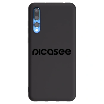 Picasee Huawei P20 Pro Hülle - Schwarzes Silikon - Picasee - new logo - black