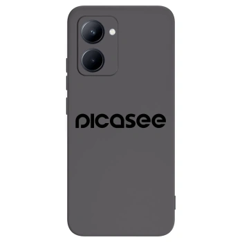 Picasee Realme C33 (2023) Hülle - Schwarzes Silikon - Picasee - new logo - black