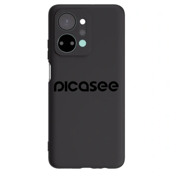 Picasee Honor X7a Hülle - Schwarzes Silikon - Picasee - new logo - black