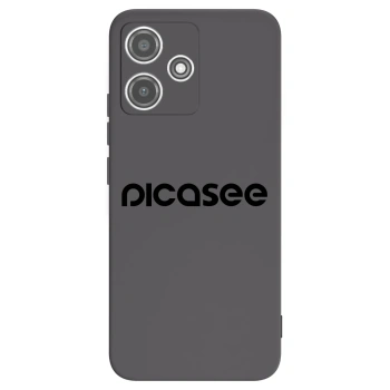 Picasee Xiaomi Redmi 12 5G Hülle - Schwarzes Silikon - Picasee - new logo - black
