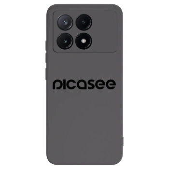 Picasee Xiaomi Poco X6 Pro Hülle - Schwarzes Silikon - Picasee - new logo - black