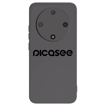 Picasee Honor Magic6 Lite 5G Hülle - Schwarzes Silikon - Picasee - new logo - black