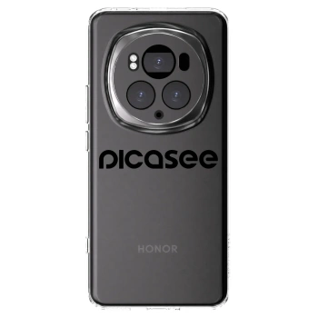 Picasee Honor Magic6 Pro Hülle - Transparentes Silikon - Picasee - new logo - black