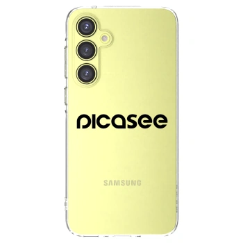Picasee Samsung Galaxy A35 5G A356B Hülle - Transparentes Silikon - Picasee - new logo - black