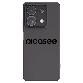 Picasee Xiaomi Redmi Note 13 Pro 4G Hülle - Schwarzes Silikon - Picasee - new logo - black
