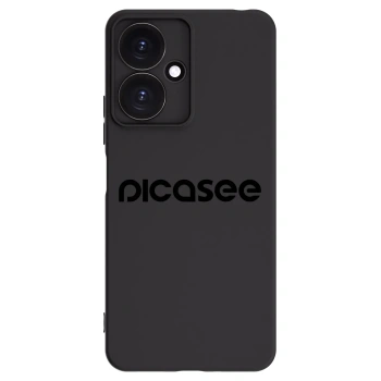 Picasee Xiaomi Redmi 13C 5G Hülle - Schwarzes Silikon - Picasee - new logo - black