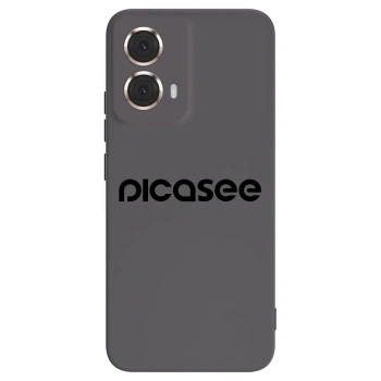 Picasee Motorola Moto G85 Hülle - Schwarzes Silikon - Picasee - new logo - black