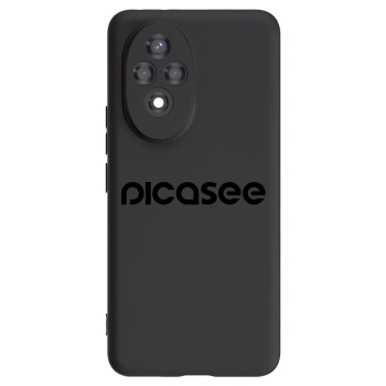 Picasee Honor 200 Pro 5G Hülle - Schwarzes Silikon - Picasee - new logo - black