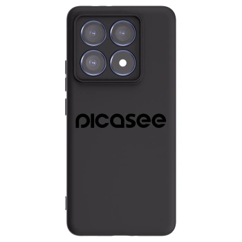 Picasee Xiaomi 14T Pro Hülle - Schwarzes Silikon - Picasee - new logo - black