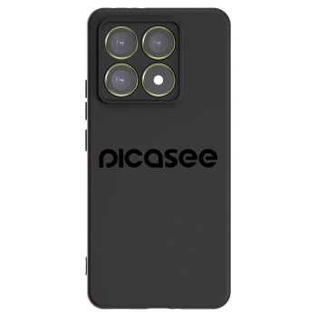 Picasee Xiaomi 14T Hülle - Schwarzes Silikon - Picasee - new logo - black