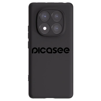 Picasee Xiaomi Redmi Note 14 Pro 5G Hülle - Schwarzes Silikon - Picasee - new logo - black