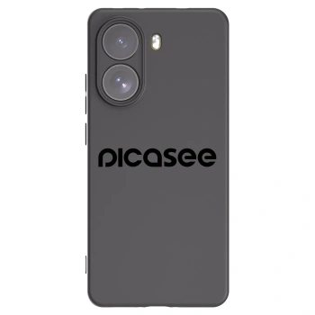 Picasee Xiaomi Poco X7 Hülle - Schwarzes Silikon - Picasee - new logo - black