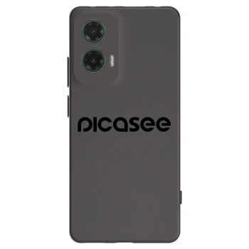 Picasee Motorola Moto G35 5G Hülle - Schwarzes Silikon - Picasee - new logo - black