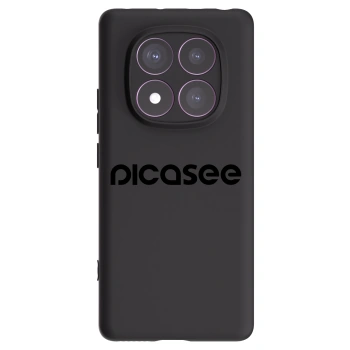 Picasee Xiaomi Redmi Note 14 Pro 4G Hülle - Schwarzes Silikon - Picasee - new logo - black
