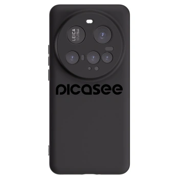 Picasee Xiaomi 15 Ultra Hülle - Schwarzes Silikon - Picasee - new logo - black