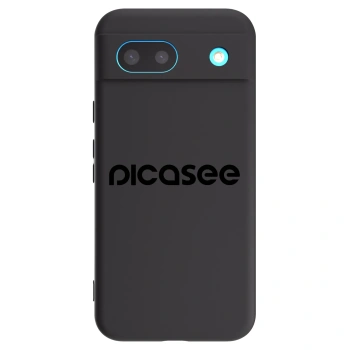 Picasee Google Pixel 8a Hülle - Schwarzes Silikon - Picasee - new logo - black