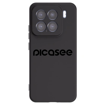 Picasee Xiaomi 15 Hülle - Schwarzes Silikon - Picasee - new logo - black