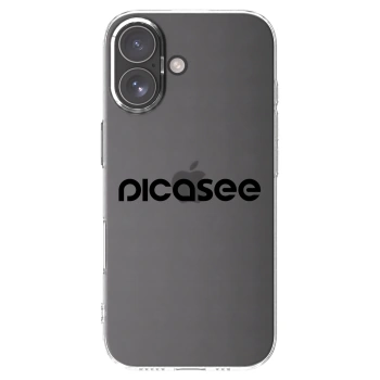 Picasee Apple iPhone 17 Hülle - Transparentes Silikon - Picasee - new logo - black
