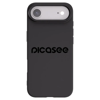 Picasee Apple iPhone Air Hülle - Schwarzes Silikon - Picasee - new logo - black