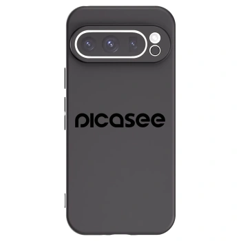 Picasee Google Pixel 9 Pro XL Hülle - Schwarzes Silikon - Picasee - new logo - black