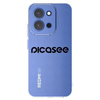 Picasee Xiaomi Redmi 15C 4G Hülle - Transparentes Silikon - Picasee - new logo - black