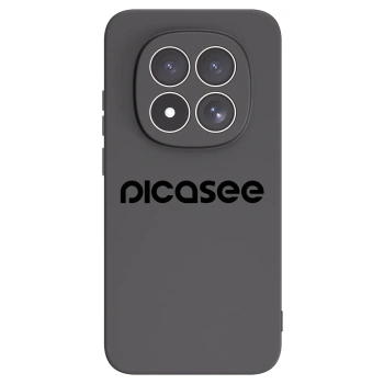 Picasee Xiaomi Redmi Note 15 Pro 4G Hülle - Schwarzes Silikon - Picasee - new logo - black