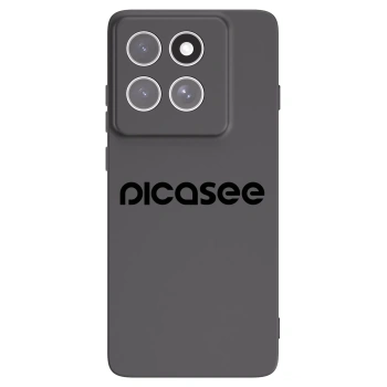 Picasee Motorola Edge 60 Fusion Hülle - Schwarzes Silikon - Picasee - new logo - black