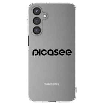 Picasee Samsung Galaxy A16 4G Hülle - Transparentes Silikon - Picasee - new logo - black