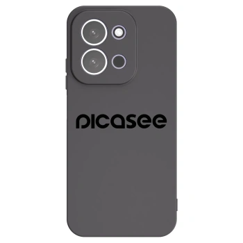 Picasee Xiaomi Redmi 15C 5G Hülle - Schwarzes Silikon - Picasee - new logo - black