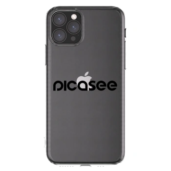 Picasee Apple iPhone 11 Pro Hülle - Transparentes Silikon - Picasee - new logo - black