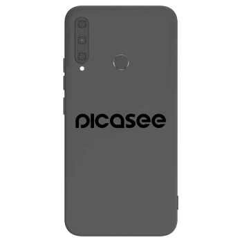 Picasee Huawei P40 Lite E Hülle - Schwarzes Silikon - Picasee - new logo - black