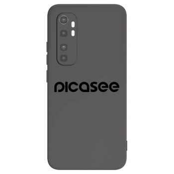 Picasee Xiaomi Mi Note 10 Lite Hülle - Schwarzes Silikon - Picasee - new logo - black