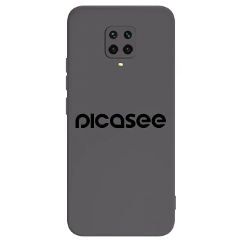 Picasee Xiaomi Redmi Note 9S Hülle - Schwarzes Silikon - Picasee - new logo - black