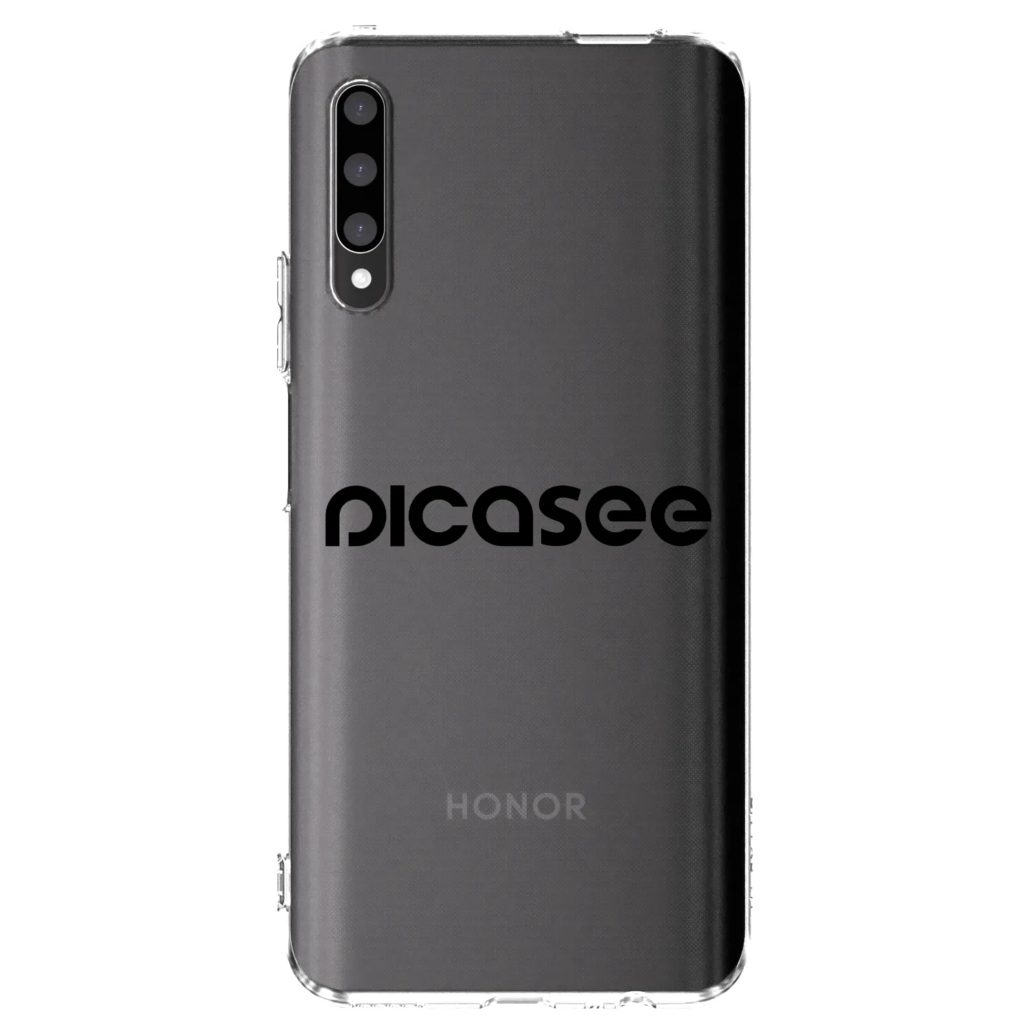 Picasee Honor 9X Pro Hülle - Transparentes Silikon - Picasee - new logo - black