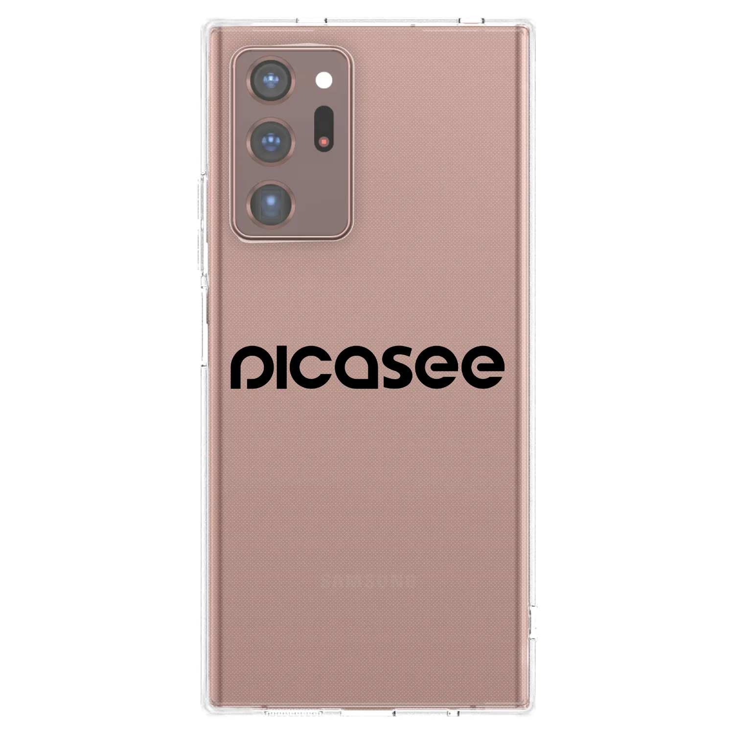 Picasee Samsung Galaxy Note 20 Ultra Hülle - Transparentes Silikon - Picasee - new logo - black