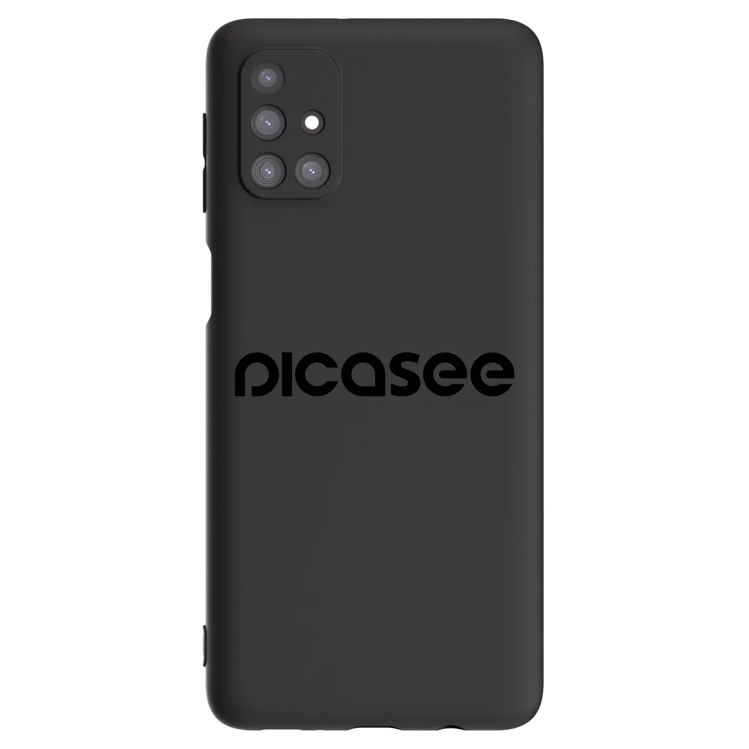 Picasee Samsung Galaxy M31s Hülle - Schwarzes Silikon - Picasee - new logo - black