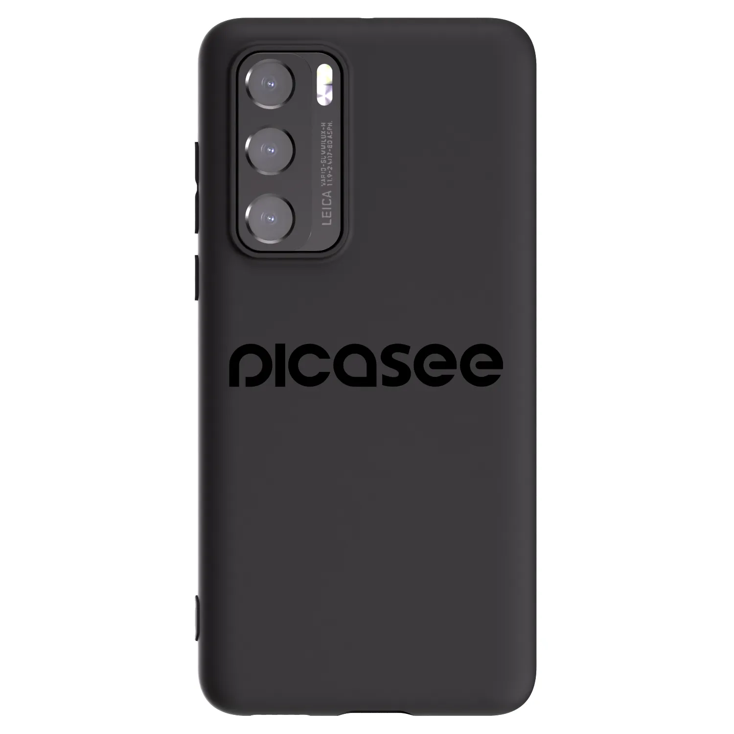 Picasee Huawei P40 Hülle - Schwarzes Silikon - Picasee - new logo - black